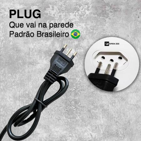 Filtro de Linha 3 Tomadas Régua 110/220v Bivolt Universal C/ Protetor Descarga de Energia - OPEN ZEE Imagem de Filtro de Linha 3 Tomadas Régua 110/220v Bivolt Universal C/ Protetor Descarga de Energia