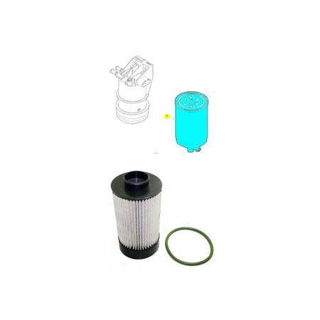 Filtro diesel - daily 504170771 - HENGST Imagem de Filtro diesel - daily 504170771