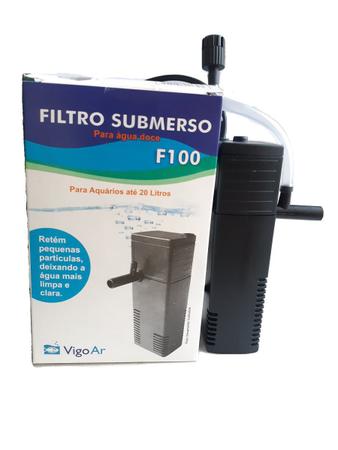 Imagem de Filtro Interno com bomba F100 Aquario pequeno  VigoAr