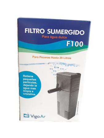 Imagem de Filtro Interno com bomba F100 Aquario pequeno  VigoAr