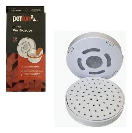 Filtro Para Fonte Gatos Cães Petlon Refil Bebedouro Unid 02 Imagem de Filtro Para Fonte Gatos Cães Petlon Refil Bebedouro Unid 02