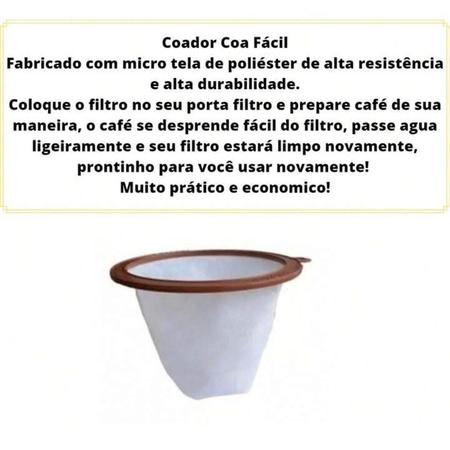 Imagem de Filtro Permanente Coador para Café N:103 Coa Fácil