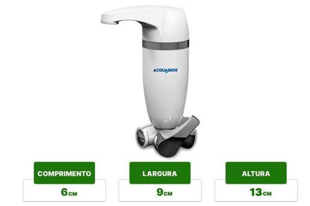 Imagem de Filtro Purificador De Água Acqua 1/4 De Volta De Parede