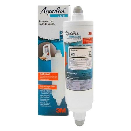Filtro Refil 3M Aqualar AP717B para Geladeira Refrigerador Side By Side Samsung, Mabe, GE, LG e Bosch (Original) Imagem de Filtro Refil 3M Aqualar AP717B para Geladeira Refrigerador Side By Side Samsung, Mabe, GE, LG e Bosch (Original)