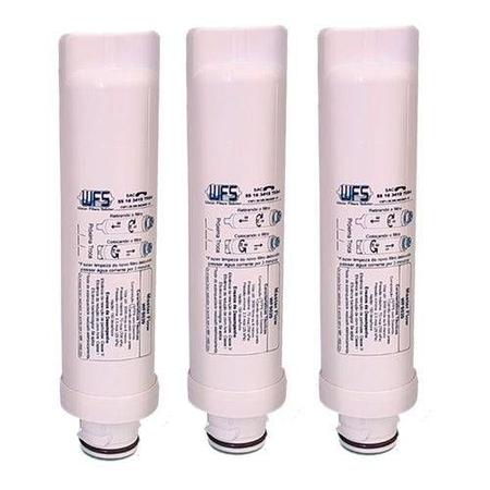 Imagem de Filtro Refil Para Purificador De Água Electrolux Compatível PE10B e PE10X  Kit 3 Peças