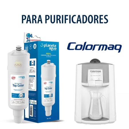 Imagem de Filtro Refil Purificador De Agua Bebedouro Colormaq Premium