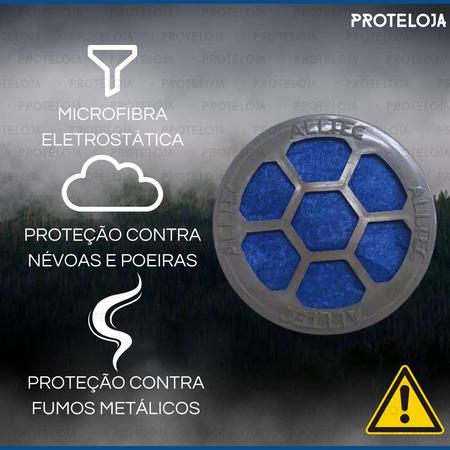 Imagem de Filtro Respirador Semi Facial pff2 de Proteção Poeira Névoa Pó