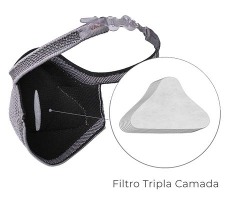 Imagem de Filtros de Proteção para Máscara FIBER Knit SPORT - 30 unidades