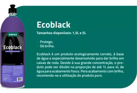 Imagem de Finalizador Para Caixa De Rodas Ecoblack 1.5 Litros Vonixx
