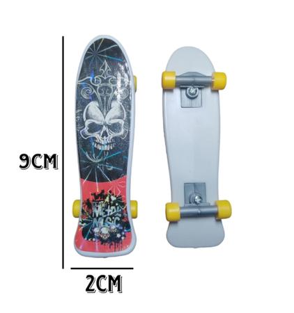 Mini Skate De Dedo Kit 3 Pares Brincando Fingerboard Radical