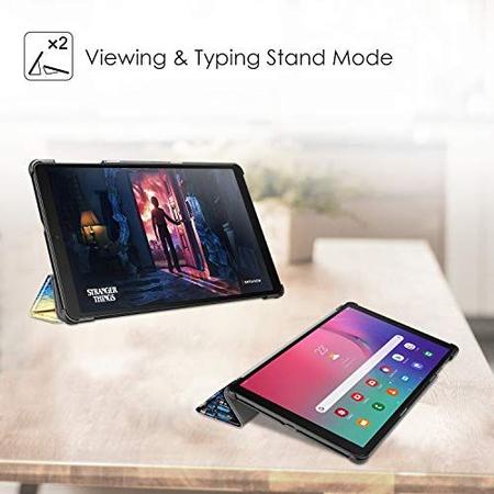 Imagem de Fintie SlimShell Case para Samsung Galaxy Tab A 10.1 2019 Modelo SM-T510 (Wi-Fi) SM-T515 (LTE) SM-T517 (Sprint), Ultra Thin Lightweight Stand Cover, Noite Estrelada
