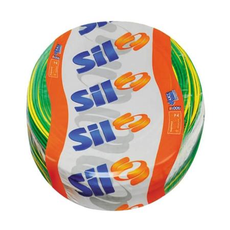 Fio cabo flex sil 1,5mm amarelo / verde 100mt Imagem de Fio cabo flex sil 1,5mm amarelo / verde 100mt