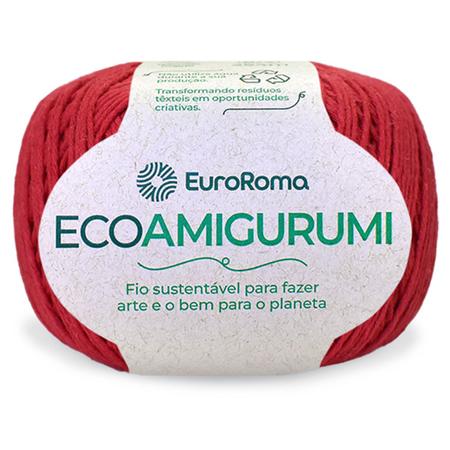 Imagem de Fio Ecoamigurumi Euroroma 254m Linha Amigurumi Várias Cores