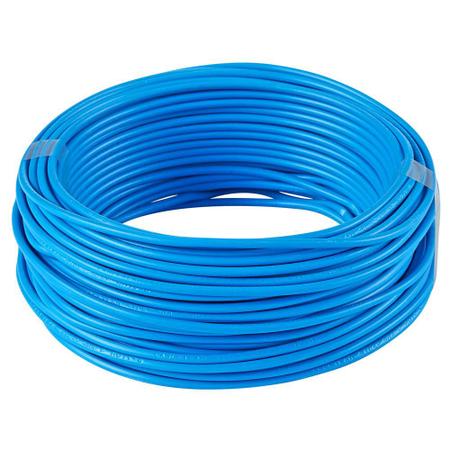 Imagem de Fio Elétrico Flexível Corfio 10mm 750v Rolo 100m Cabo Azul