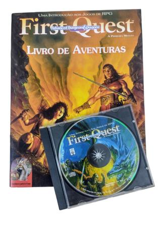First Quest Livro de Aventuras Introdução aos Jogos RPG c CD - Panini -  Livros de Games - Magazine Luiza