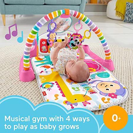 Deluxe kick & shop play piano gym