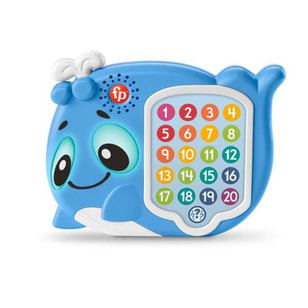 Baleia Conta Comigo Fisher-Price - Mattel HJR74 - Sons e Fala