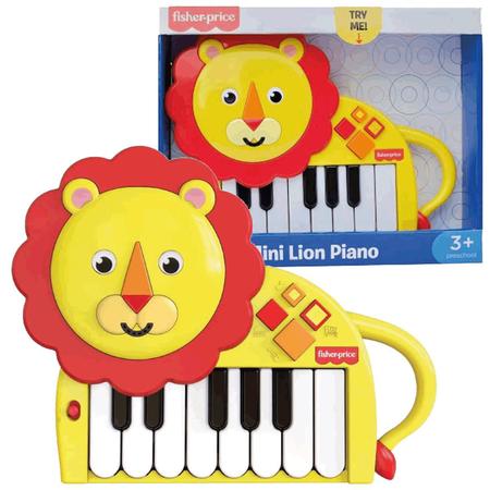 Piano Infantil Musical - Fisher-Price - Leão - Fun Divirta-se