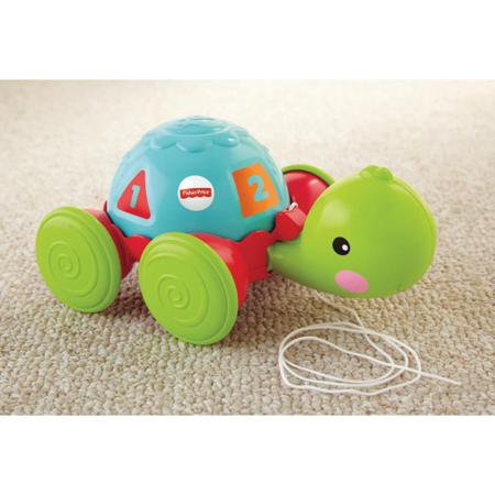 Imagem de Fisher Price Infantil Empurra Tartaruga