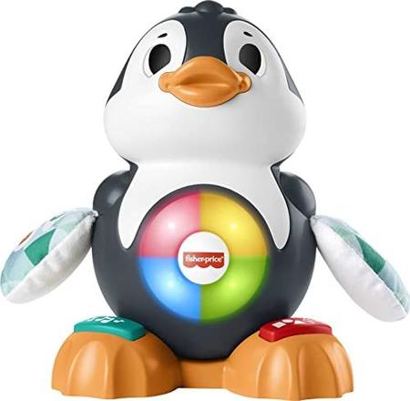 Imagem de Fisher-Price Linkimals Cool Beats Penguin, Brinquedo Infantil Musical com Luzes, Movimentos e Canções Educativas para Crianças e Crianças