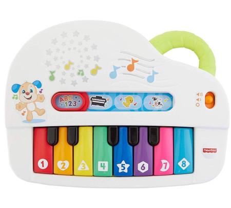 Imagem de Fisher Price Piano Musical Cachorrinho Aprender e Brincar GFX34 - Mattel - Fisher-Price