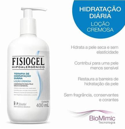 Imagem de Fisiogel Hidratação Corporal Hipoalergênico 400ml 