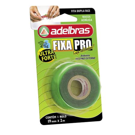 Imagem de Fita Adelbras Dupla Face Ultra Forte 19mm x 2m