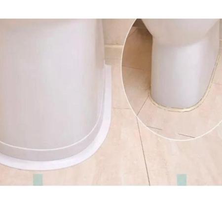 Imagem de Fita adesiva de vedação de calafetagem Impermeavel Rejunte Banheiro Cozinha