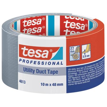 Imagem de Fita Adesiva Profissional Silver Tape 10mx48mm Cinza Multiuso Tesa