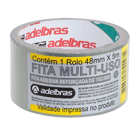 Imagem de Fita Adesiva Silver Tape Adelbras 48mm x 05m