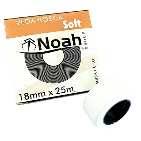 Fita Adesiva Veda Rosca Vedação de 18mmX10 - NOAH Imagem de Fita Adesiva Veda Rosca Vedação de 18mmX10