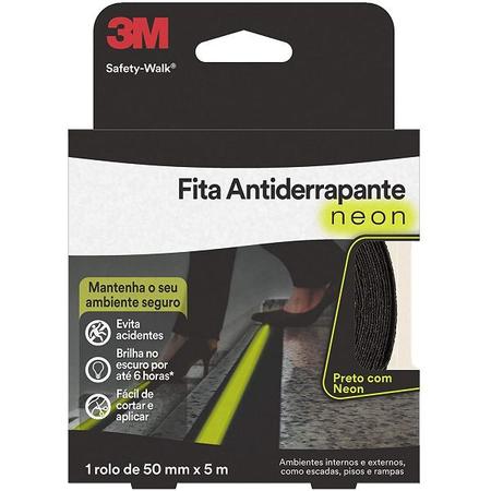 Imagem de Fita Antiderrapante 3M Safety WALK Neon 50MM X 5M