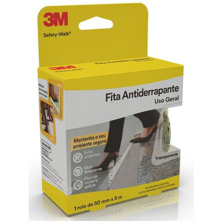 Imagem de Fita Antiderrapante 3M Safety-Walk Transparente 50mm x 5m