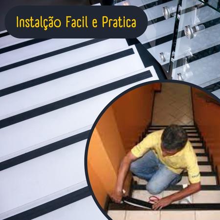 Imagem de Fita Antiderrapante Autocolante Para Piso Escada 5m X 5cm