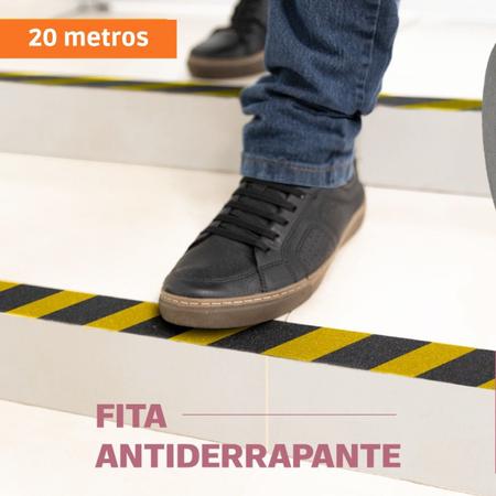 Imagem de Fita Antiderrapante Externa Rampa Áreas Úmidas 20 Metros