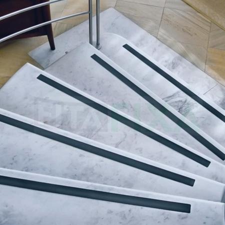 Imagem de Fita Antiderrapante Segurança Preta Lixa Escadas Rampas 20m