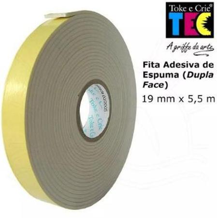 Imagem de Fita Banana Adesiva De Espuma Dupla Face - 19 Mm X 5,5 M