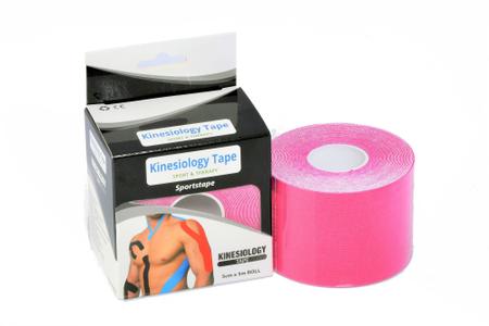Imagem de Fita Bandagem elástica Adesiva Kinesiology Tape Esportiva Dor Muscular Fisioterapia