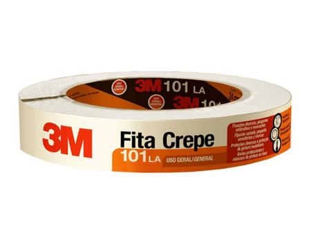 Imagem de Fita Crepe 3M Uso Geral 101La 24Mmx50M c/5 pcs