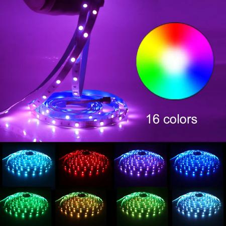 Imagem de Fita De  LED  Iluminação Colorida RGBW + Controle Remoto USB Mistura de Cores 3 Metros TB5048