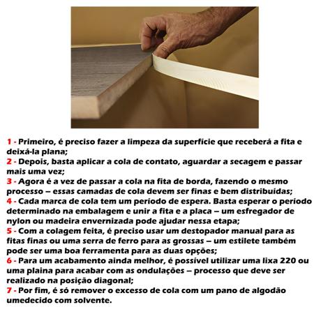 Imagem de Fita De Pvc Para Mdf Itapuã 22mm x 20m Duratex Acabamento Madeira Moveis Revestimento