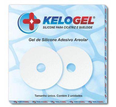 Imagem de Fita de Silicone Adesivo Areolar 7,6cm x 7,6cm 2Un (Par) - KeloGel