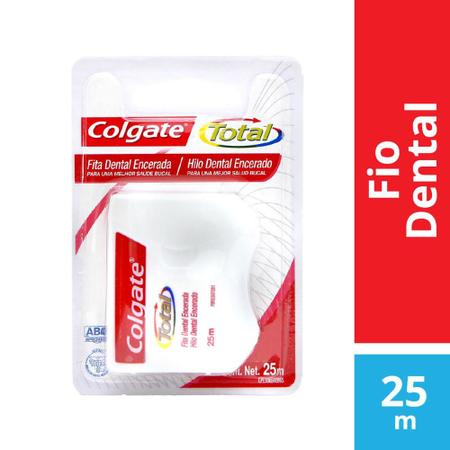 Imagem de Fita Dental Colgate Total Encerada 25m