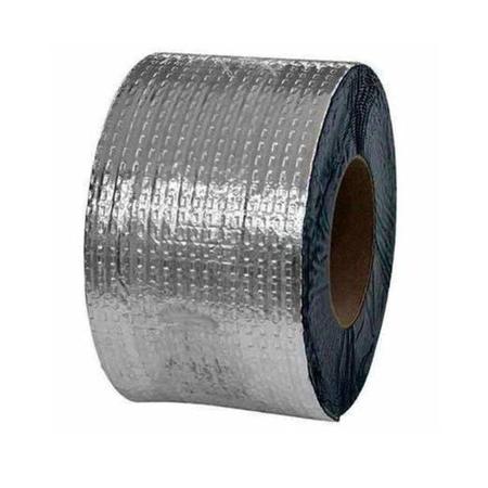 Fita Denver Aluminizada Autoaderente 10cm Imagem de Fita Denver Aluminizada Autoaderente 10cm