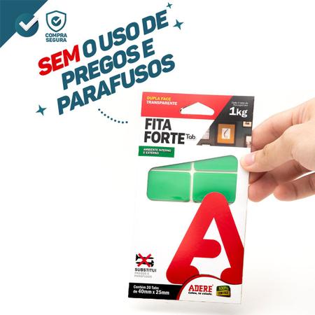 Imagem de Fita Dupla Face Extra Forte Tabs - Fixa Quadros E Espelhos Decoração 