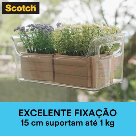 Imagem de Fita Dupla Face Scotch Fixa Forte Transparente 24mm x 2 Metros - HB004420194 - 3M