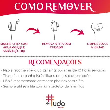 Imagem de Fita Faixa Invisível Ajustável Levanta Seios Sutiã Sustentação 5 Metros Push Up Adesivo Boob Tape