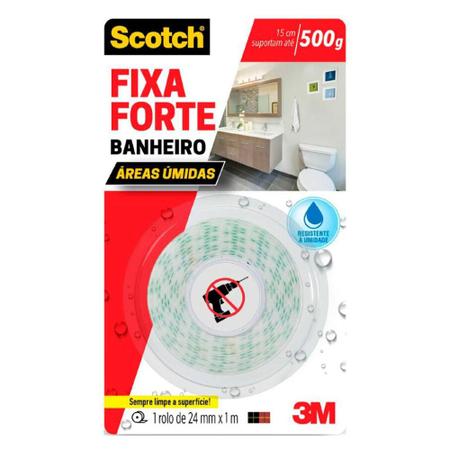 Imagem de Fita Fixa Forte Banheiro 24MMX1,5M HB004488316 3M