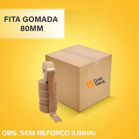Imagem de Fita Gomada S/ Reforço Embalagem Impressa Inviolável 1,3Kg