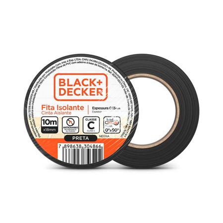 Imagem de Fita Isolante 30m x 19mm Preto Black+Decker